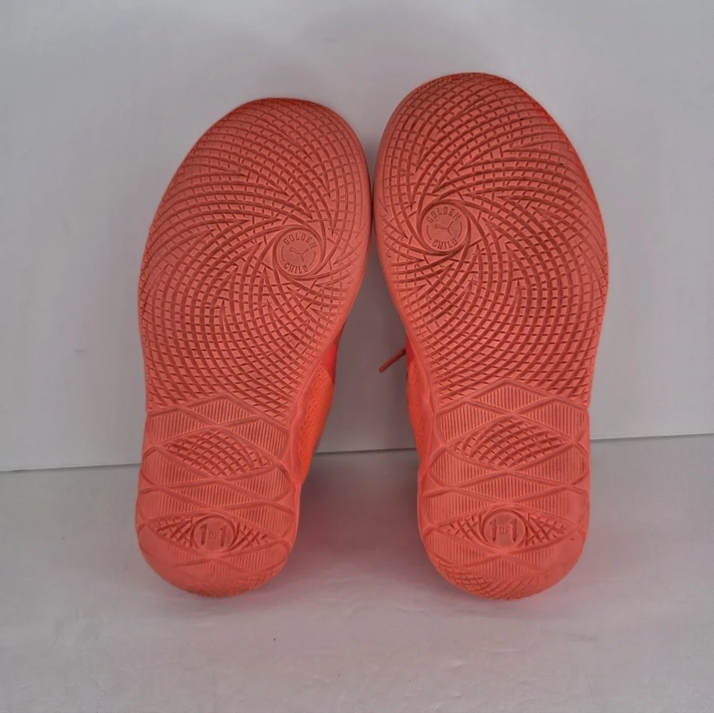 PUMA MB.01 M.EL.O. Breast Cancer Awareness Orange Youth Boy's Size 1.5C Shoes